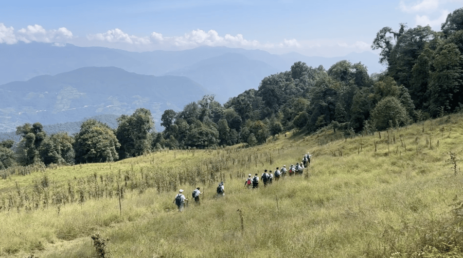 The long way down: Scout leaders walk Monggar’s old route, and invite the world